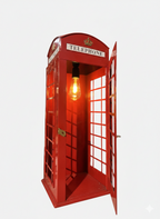 British Red Telephone Booth Lamp