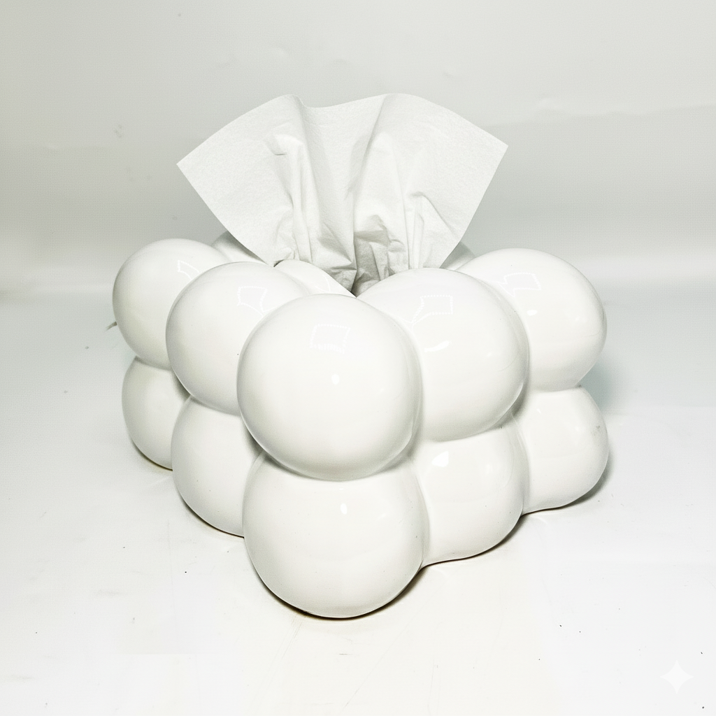 Bubble Ceramic Tissue Box