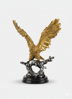 Golden Eagle on Silvered Branch