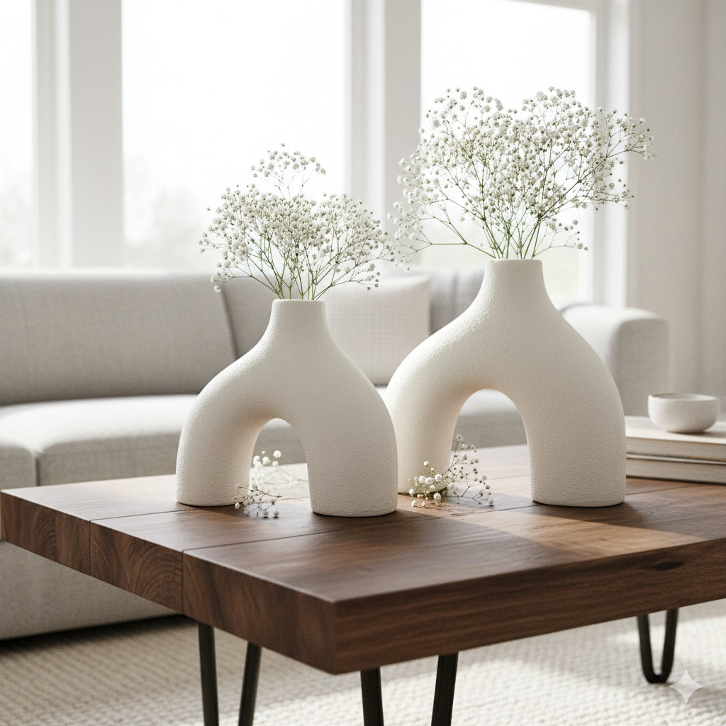 Duo-Path Nordic Vase set of 2