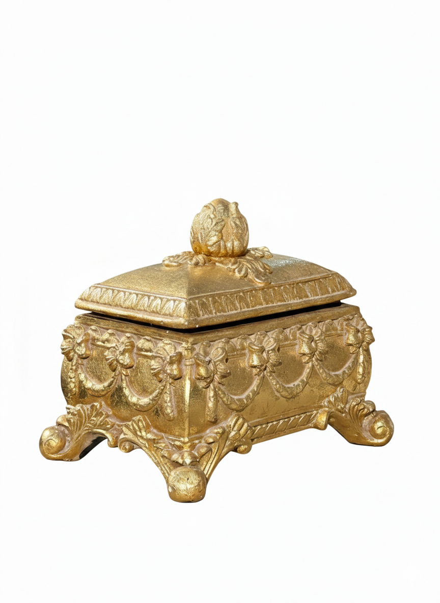 Vintage Ornate Jewelry Box