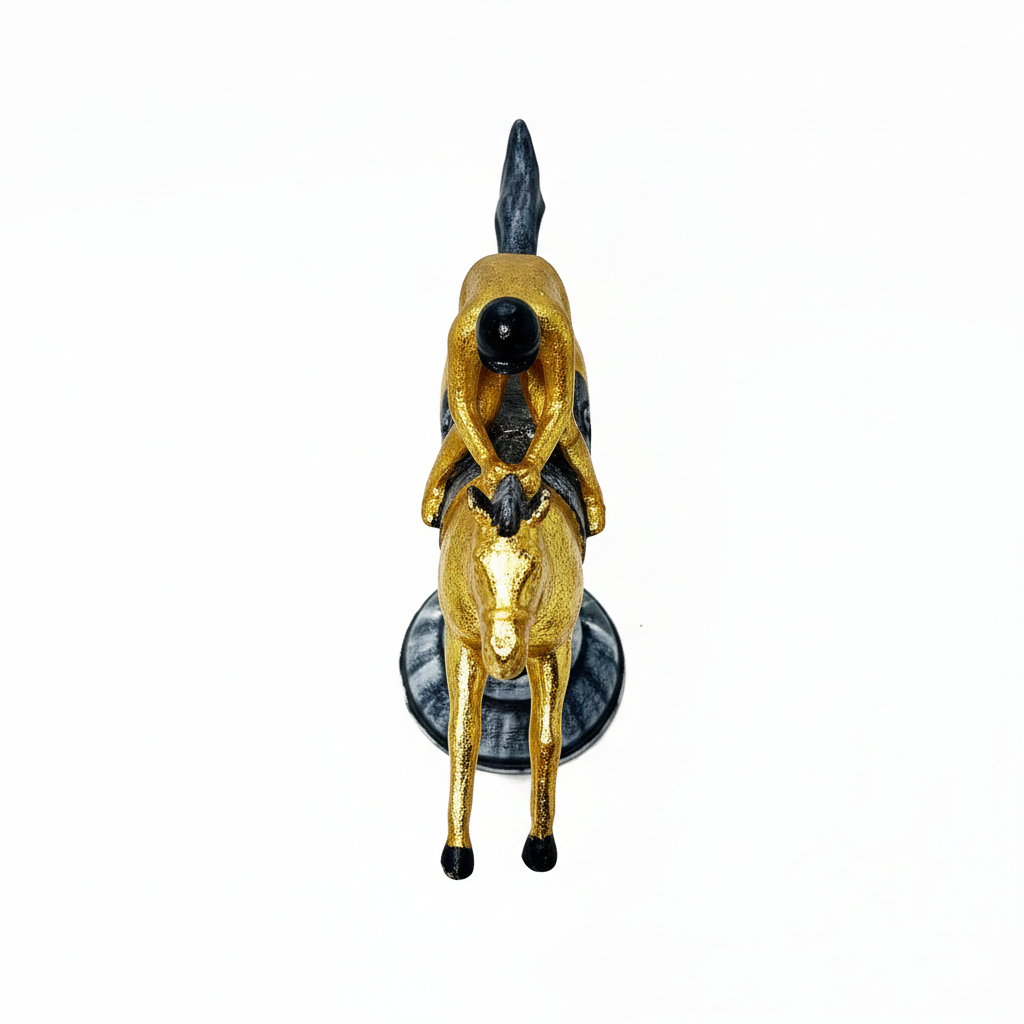 Horse Racing Figurine