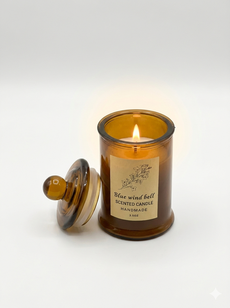 Blue Windbell Scented Candle