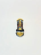 Antique Style Steam Train Figurine - Miniature Railroad Fiber Decor