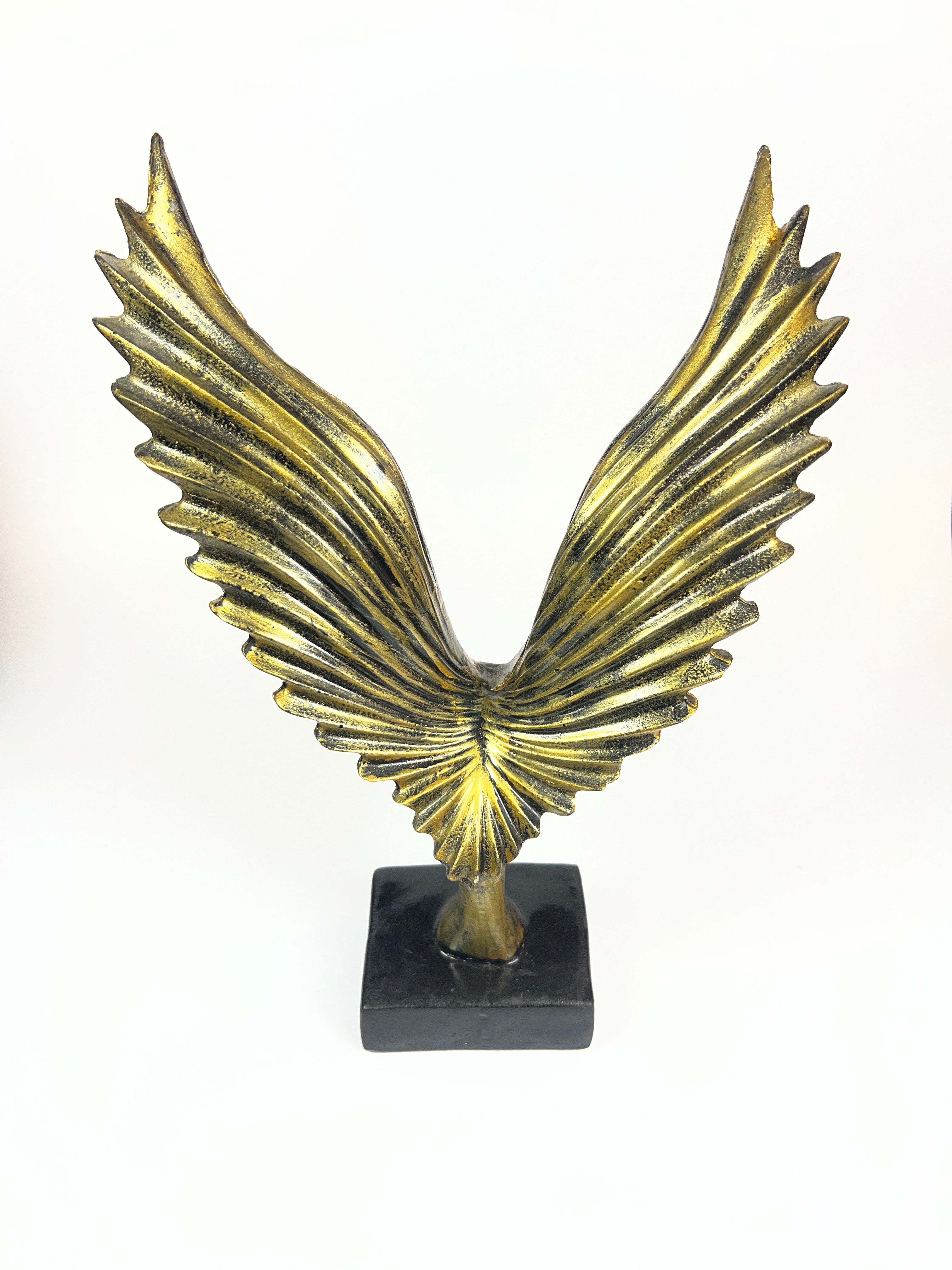 Majestic Gold Wings Sculpture