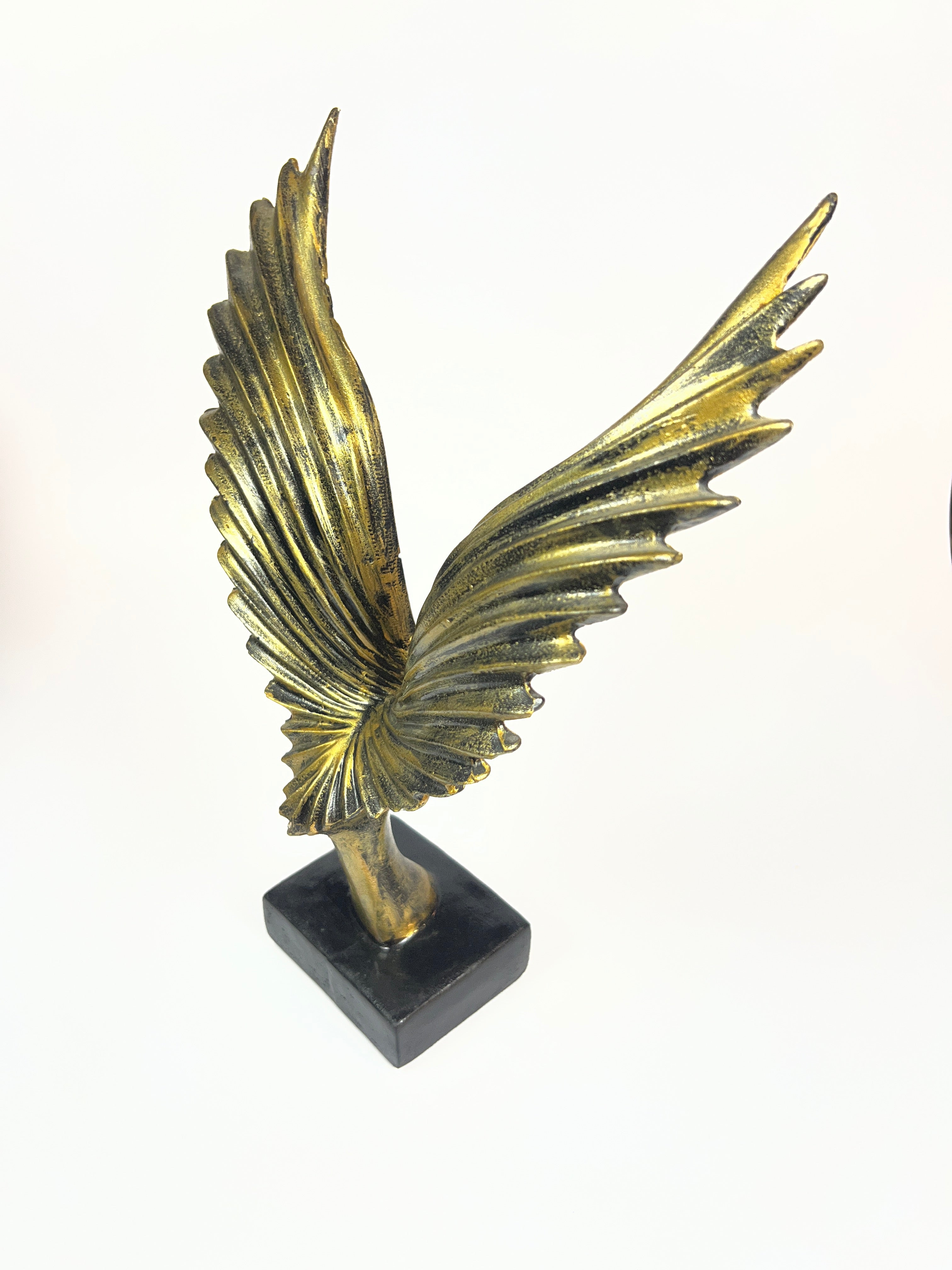 Majestic Gold Wings Sculpture