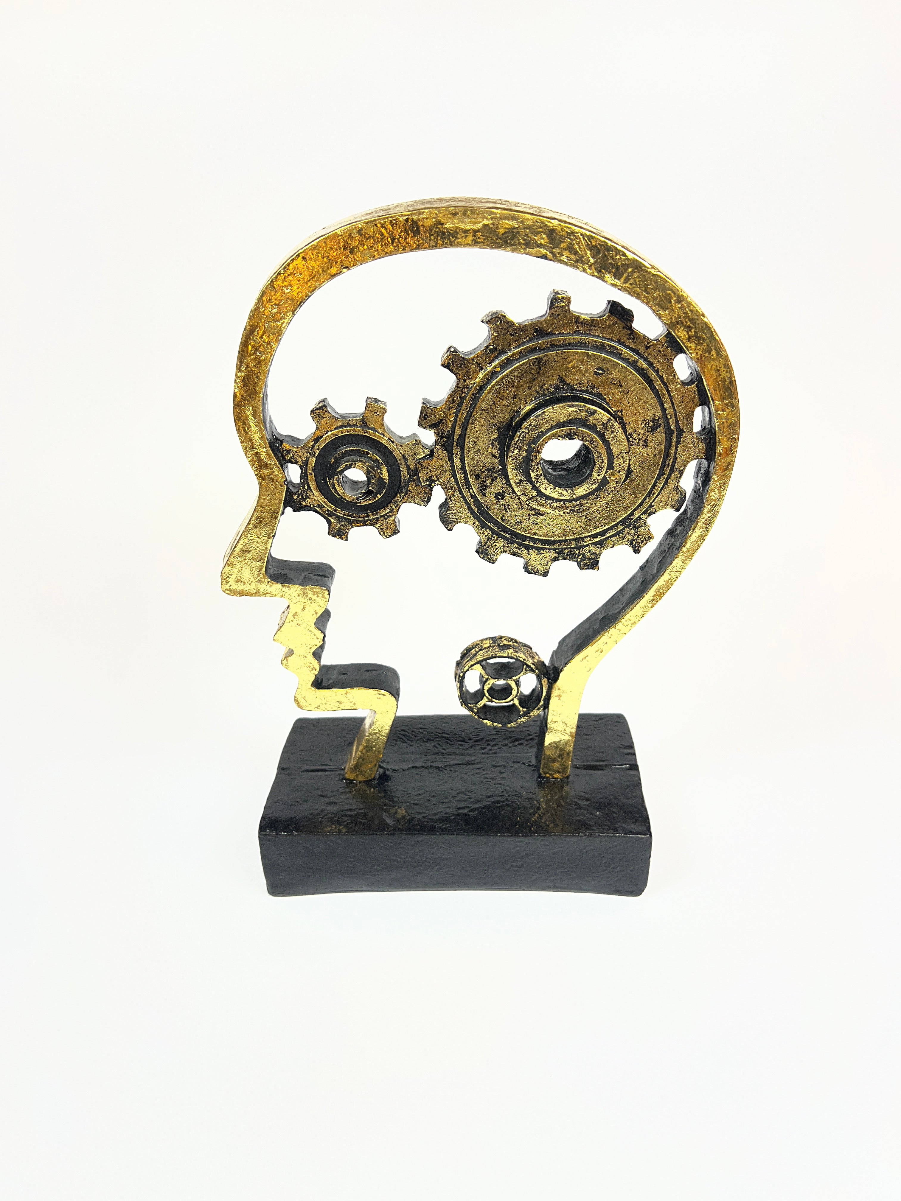 Steampunk "Mind in Motion" Gear Sculpture