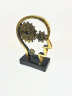 Steampunk "Mind in Motion" Gear Sculpture