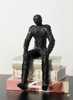 Pixelated Human Figurine