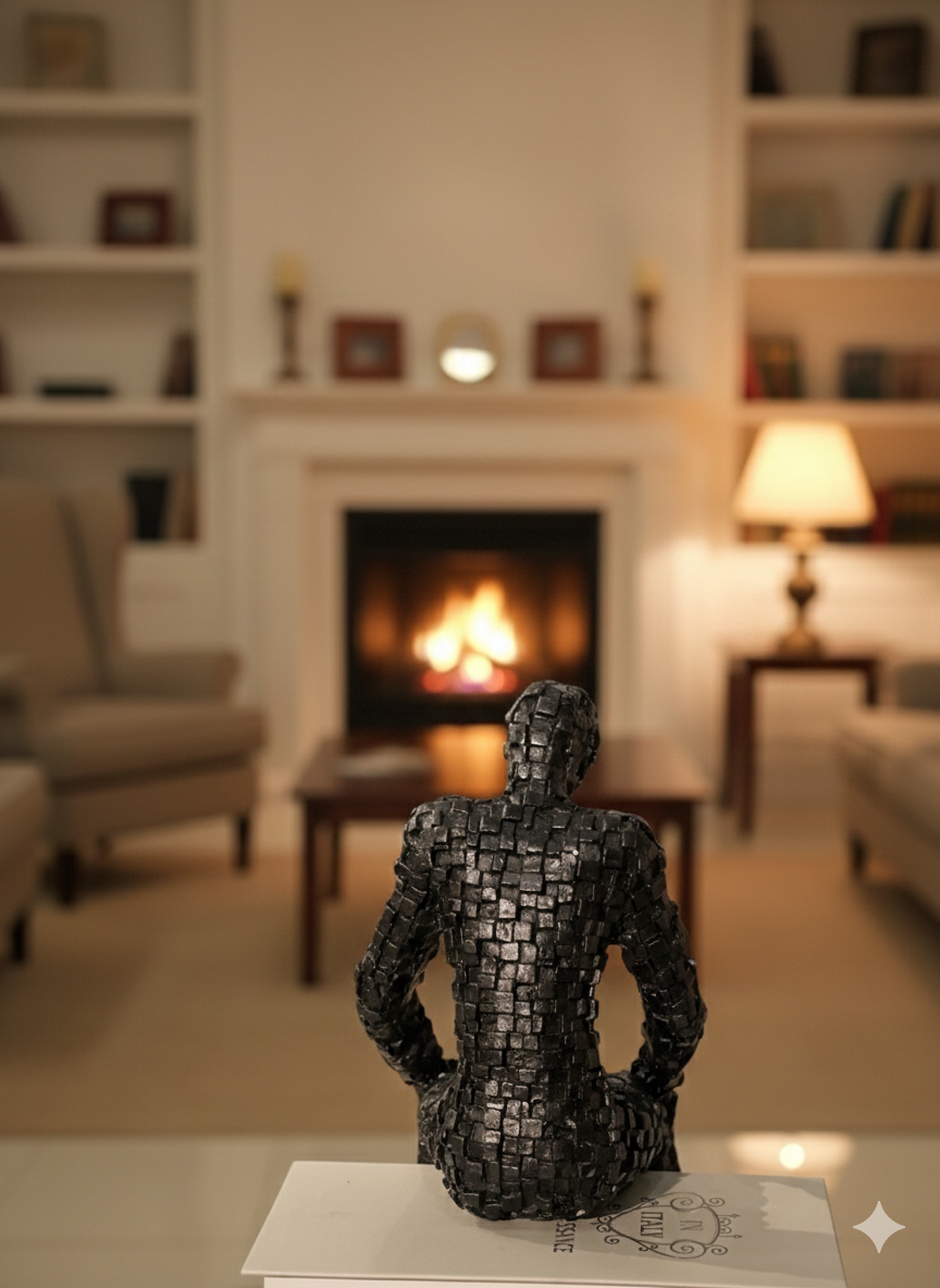 Pixelated Human Figurine