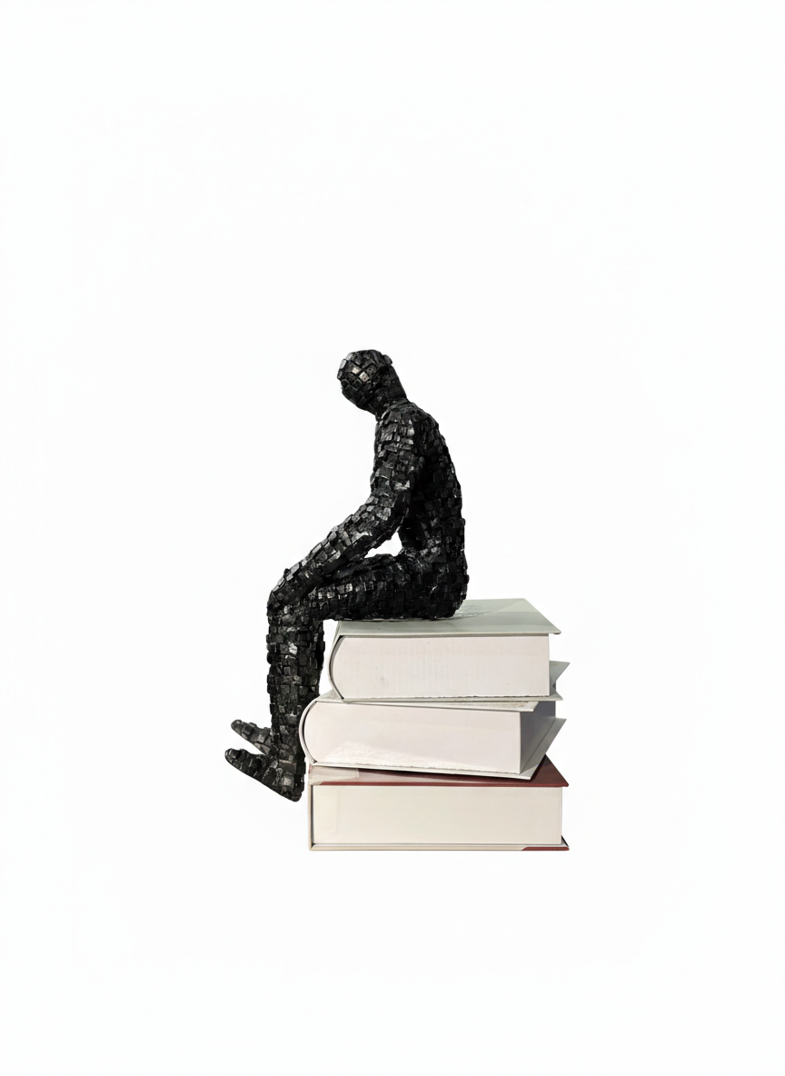 Pixelated Human Figurine