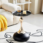 Modern Pedestal Side Table
