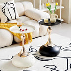 Modern Pedestal Side Table