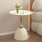 Tulip-Base Pedestal Side Table