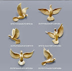Birds 3D Wall Hanging 6 Piece Sculpture