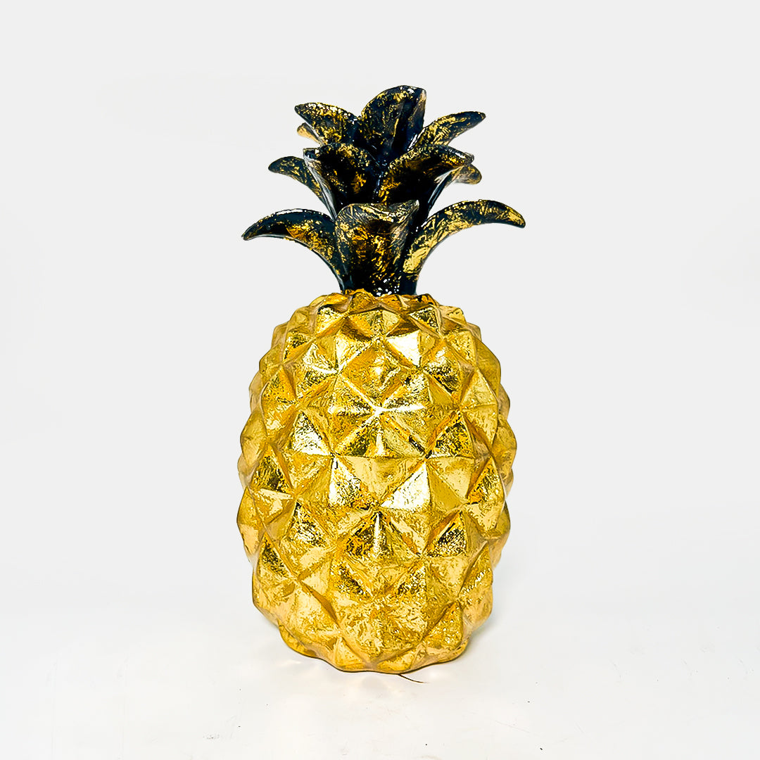 Gold & Black Pineapple Decorative Set