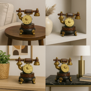 Vintage Decorative Rotary Dial Telephone Showpiece